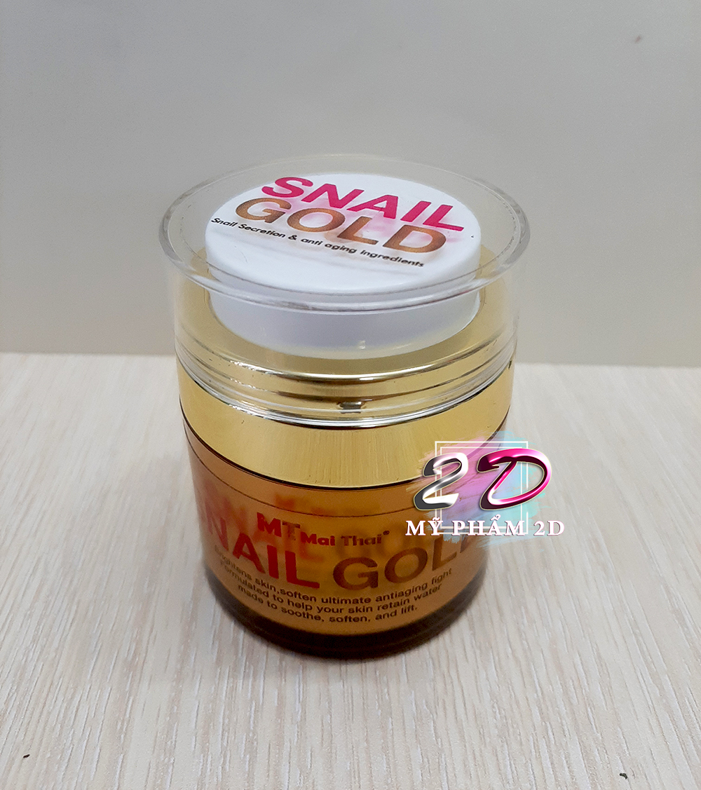 Xóa mụn nhờ kem ốc sên vàng MT Mai Thai Snail Gold - 3